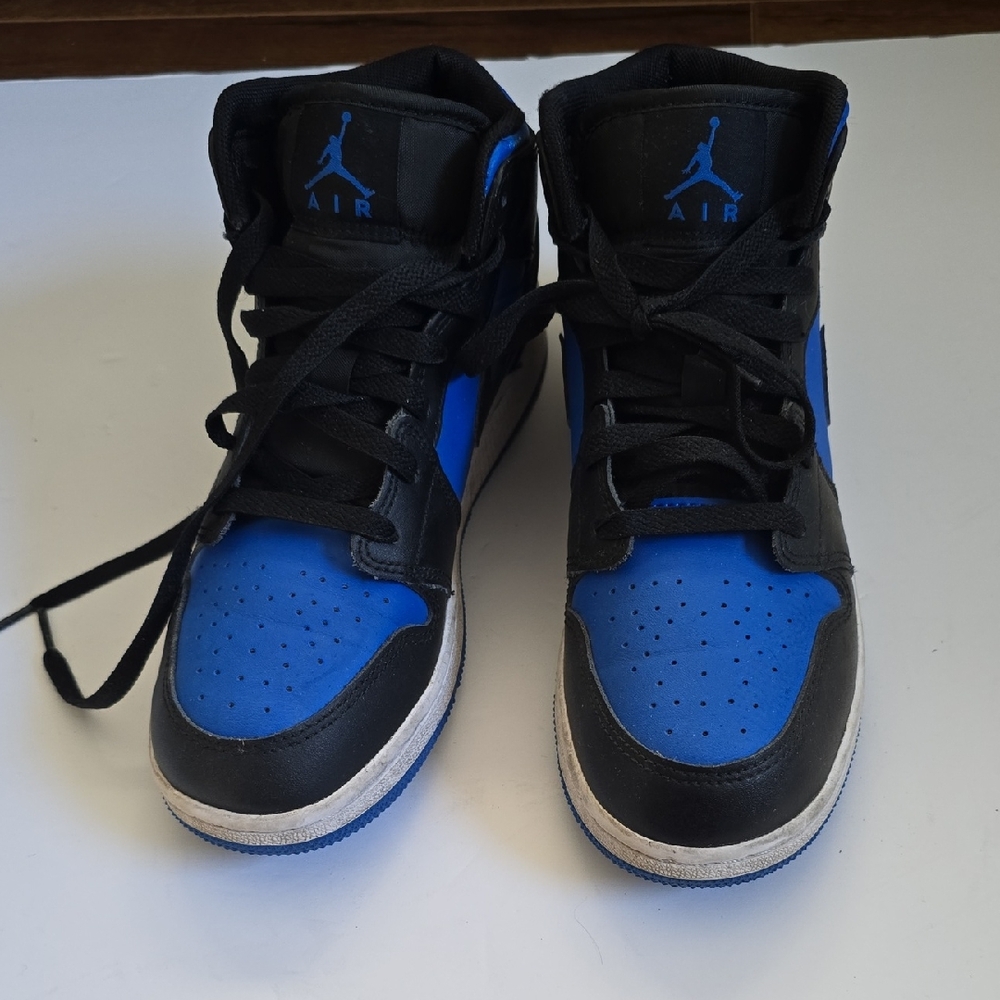 Jordan Kids High-Top Sneakers - Black and Blue